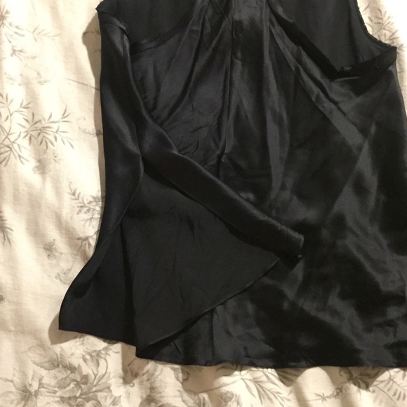 *CLEAR OUT* Juan Carlos Obando Silk Racerback Top - Picture 3 of 4